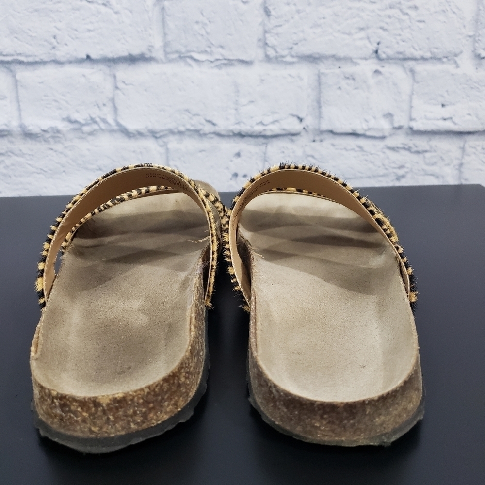 Express Calf Hair zebra sandals 7 - Picture 4 of 12